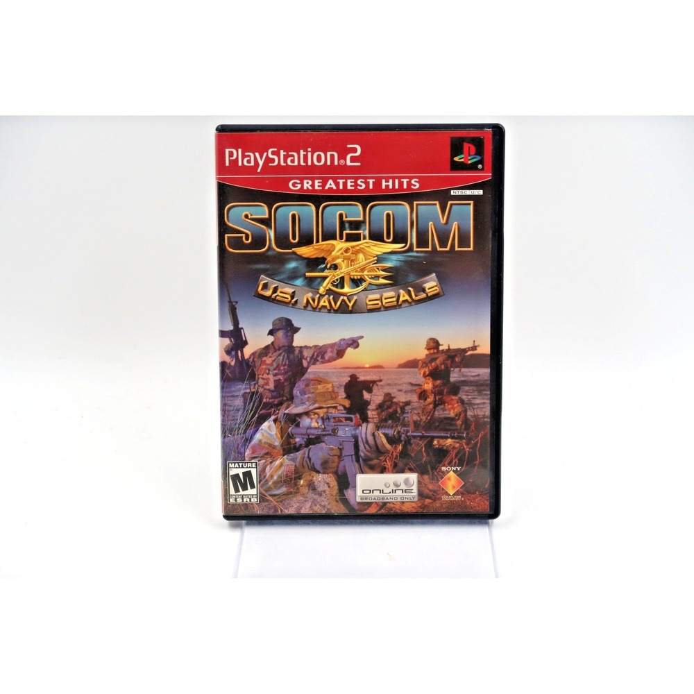 SOCOM US Navy Seals Sony‎ PlayStation 2 PS2 Greatest Hits Complete CIB Tactical